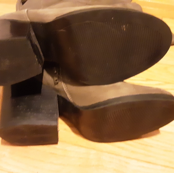 Aldo Casine Over-the-knee Boots, Olive Green, Sz 9 - Picture 3 of 4